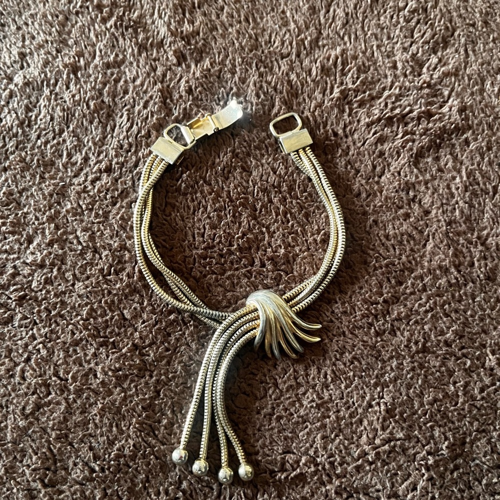 “Serpentine Tassel” vintage bracelet